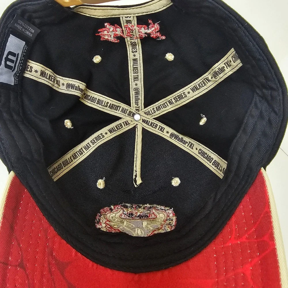 Chicago Bulls Artist Hat Series Snapback Walker TKL Melonwear Black Tan Cap